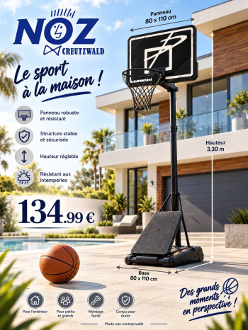 Panier de Basket exterieur