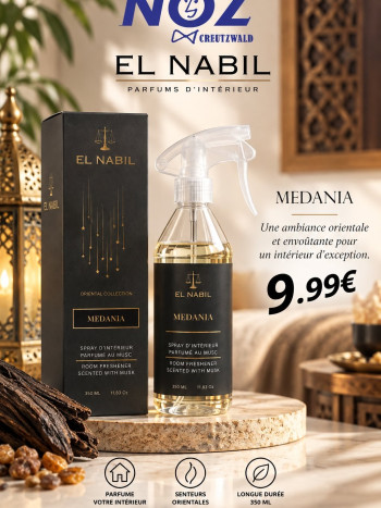 Parfum d'intérieur SPRAY  EL NABIL  MEDANIA
