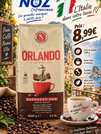 paquet de café en grain ORLANDO
