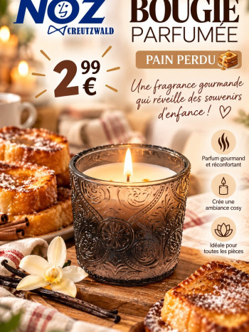 Bougie parfumée Pain perdu