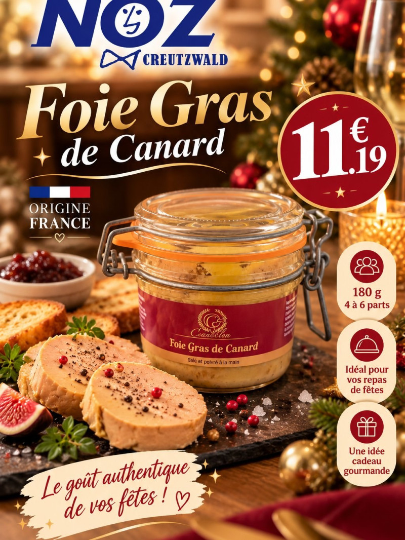 Foie gras de canard 180g